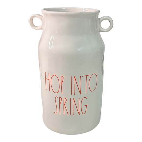 Rae Dunn "HOP INTO SPRING" Planter - Picture 1 of 1